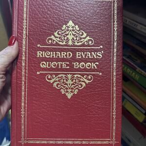 Richard Evans Quote Book Hardcover